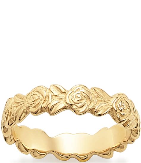 james avery rose ring gold